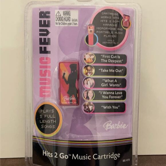 Mattel 2005 Barbie Hits 2 Go Karaoke  Music Cartridge - First Cut is the Deepest - Picture 1 of 3
